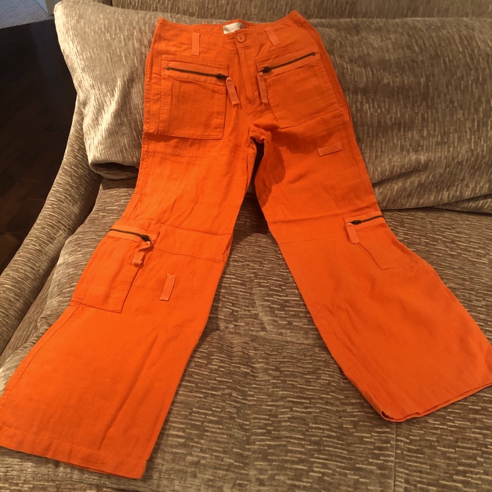 Gorgeous Orange Linen Pants